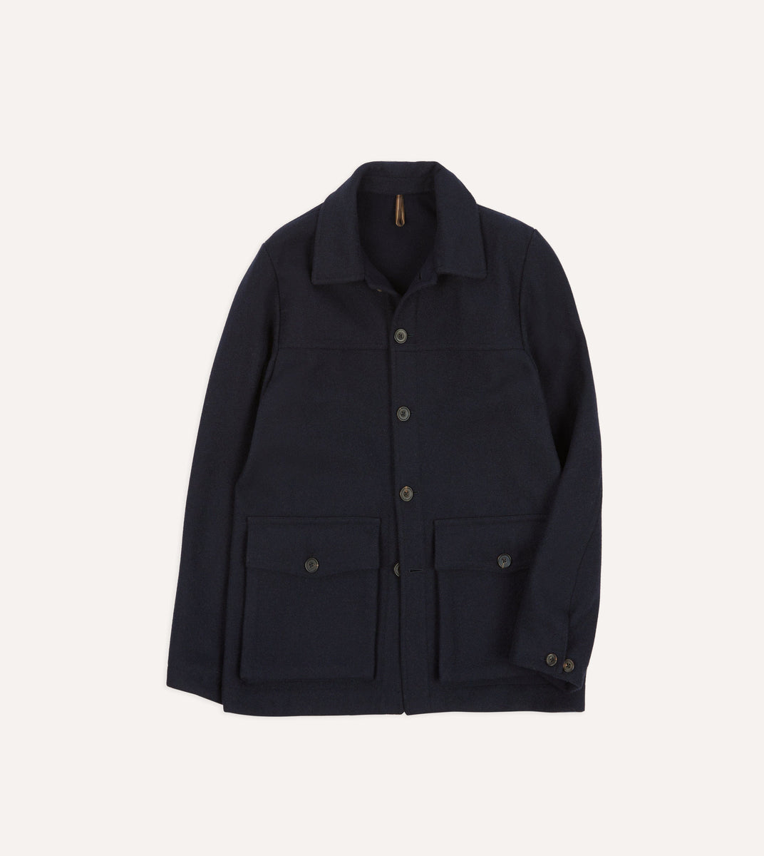 Chore jacket in brushed lambswool sale