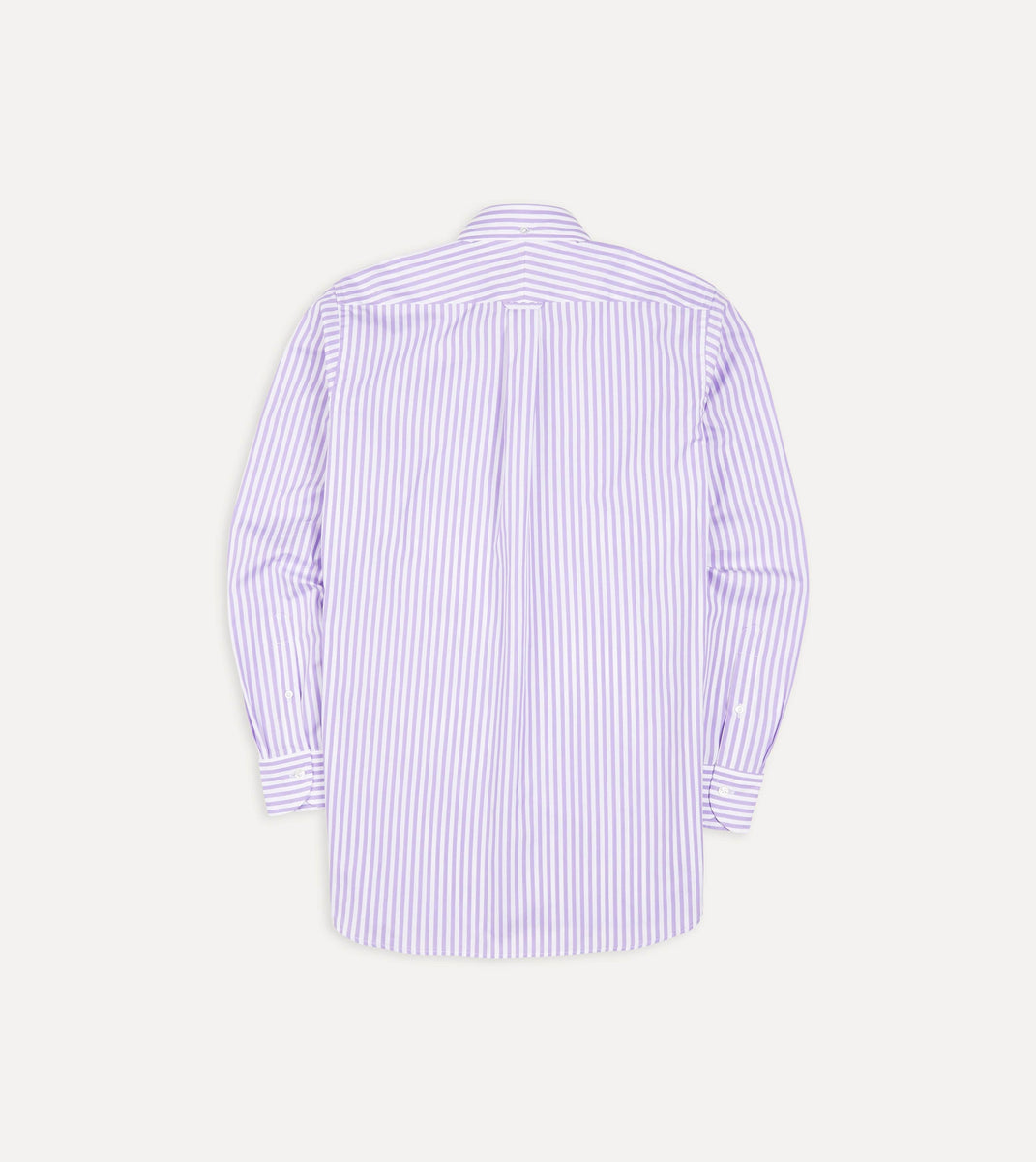 Buy Purple Cotton Poplin Stripe Spread Button Down Shirt For Women