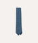 Blue Herringbone Shantung Silk Tipped Tie