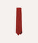 Red Herringbone Shantung Silk Tipped Tie