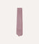 Pink Square Medallion Self-Tipped Silk Tie