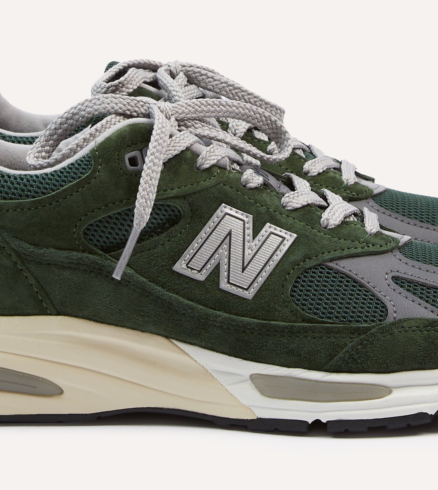 New Balance Kombu Green Made in UK 991v2 Trainers