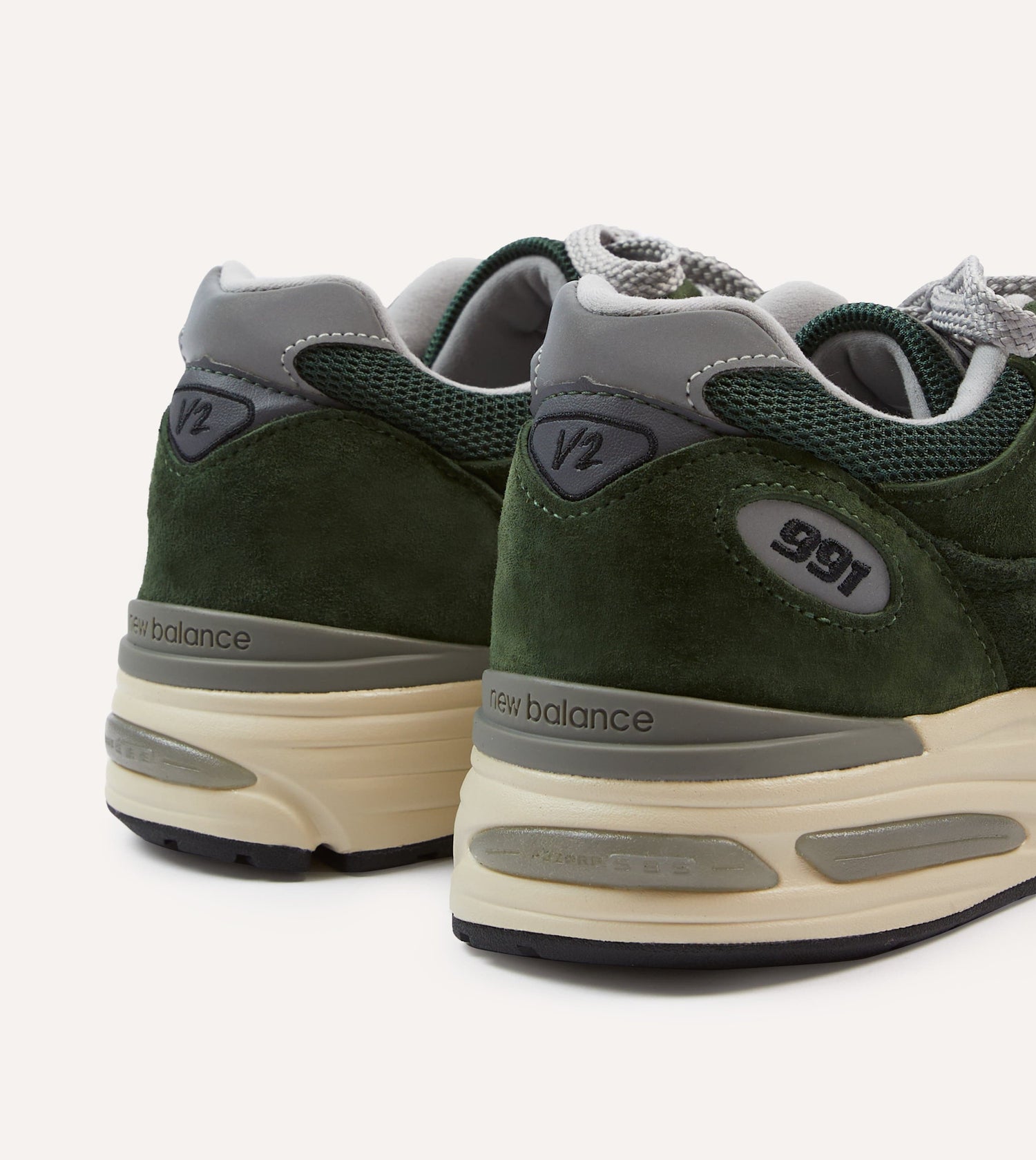 New Balance Kombu Green Made in UK 991v2 Trainers