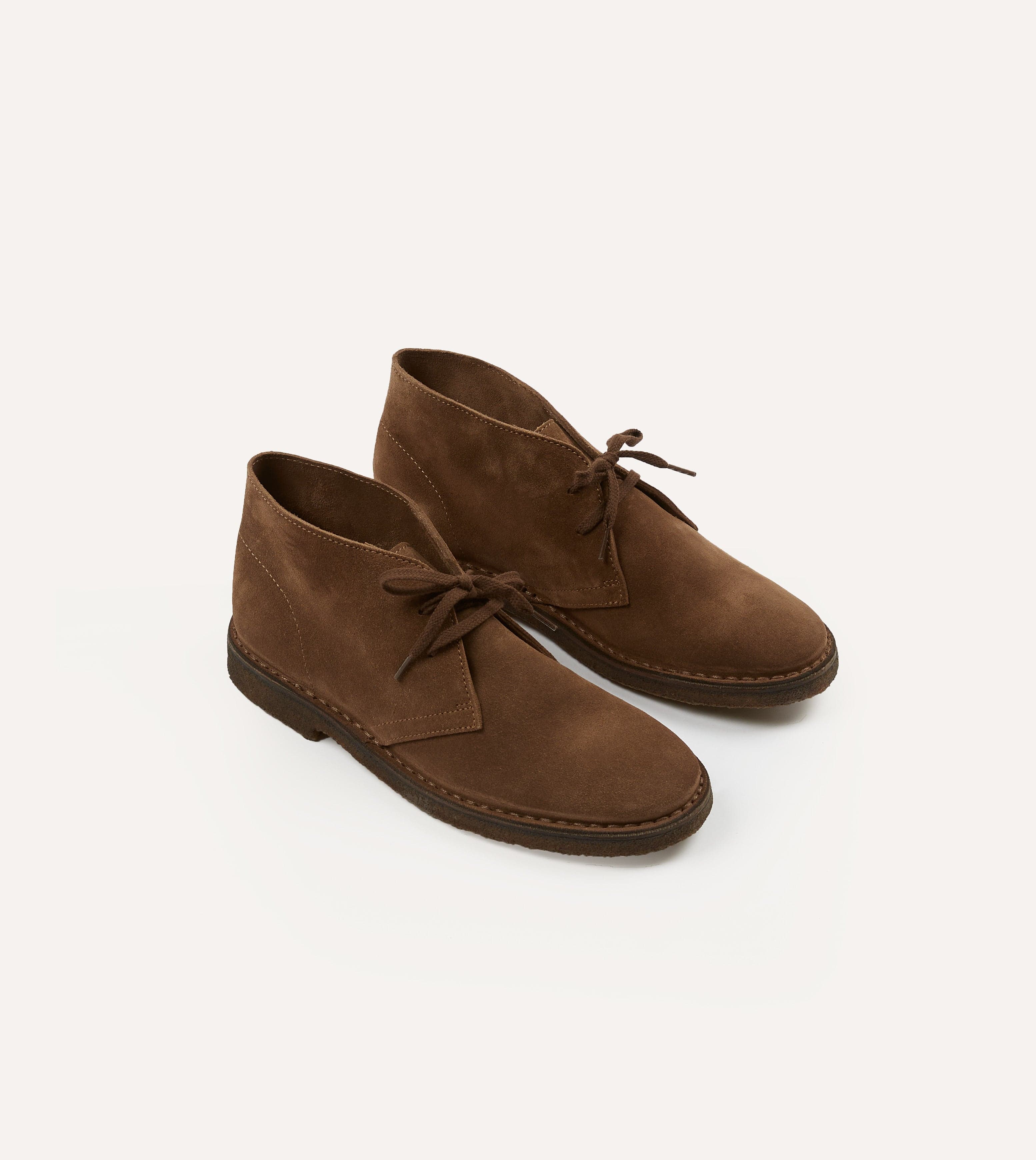 Clarks desert boot shops chocolate suede