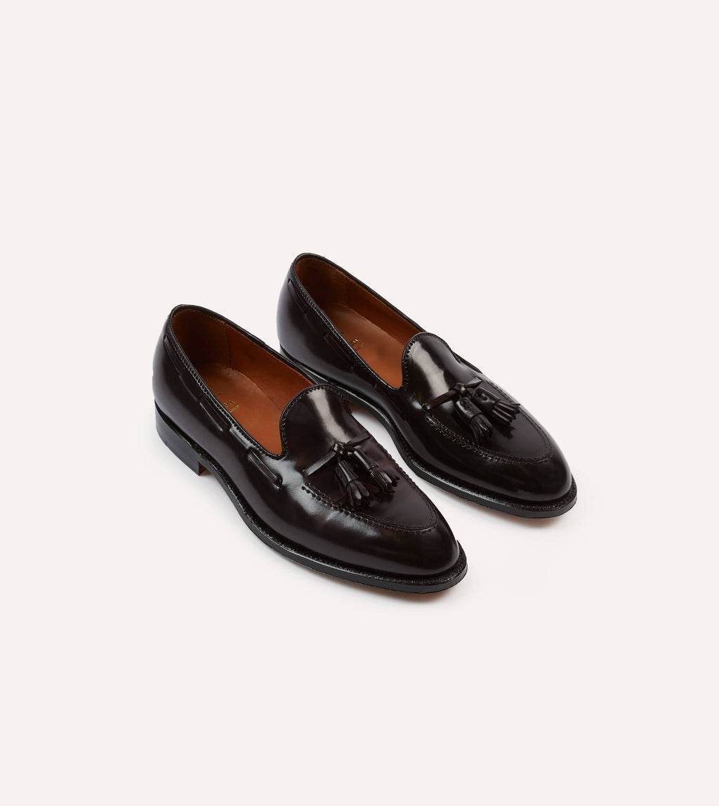 Shell cordovan tassel loafers online