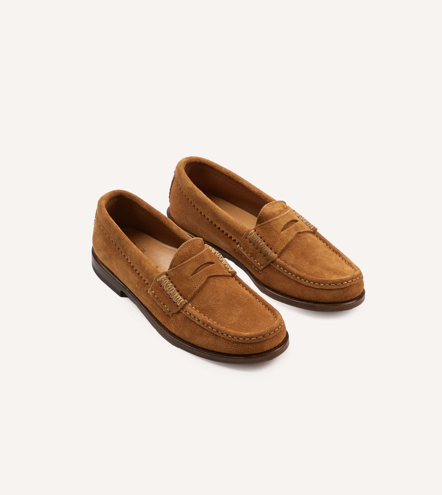 Yuketen Brown Leather Rob’s Loafer