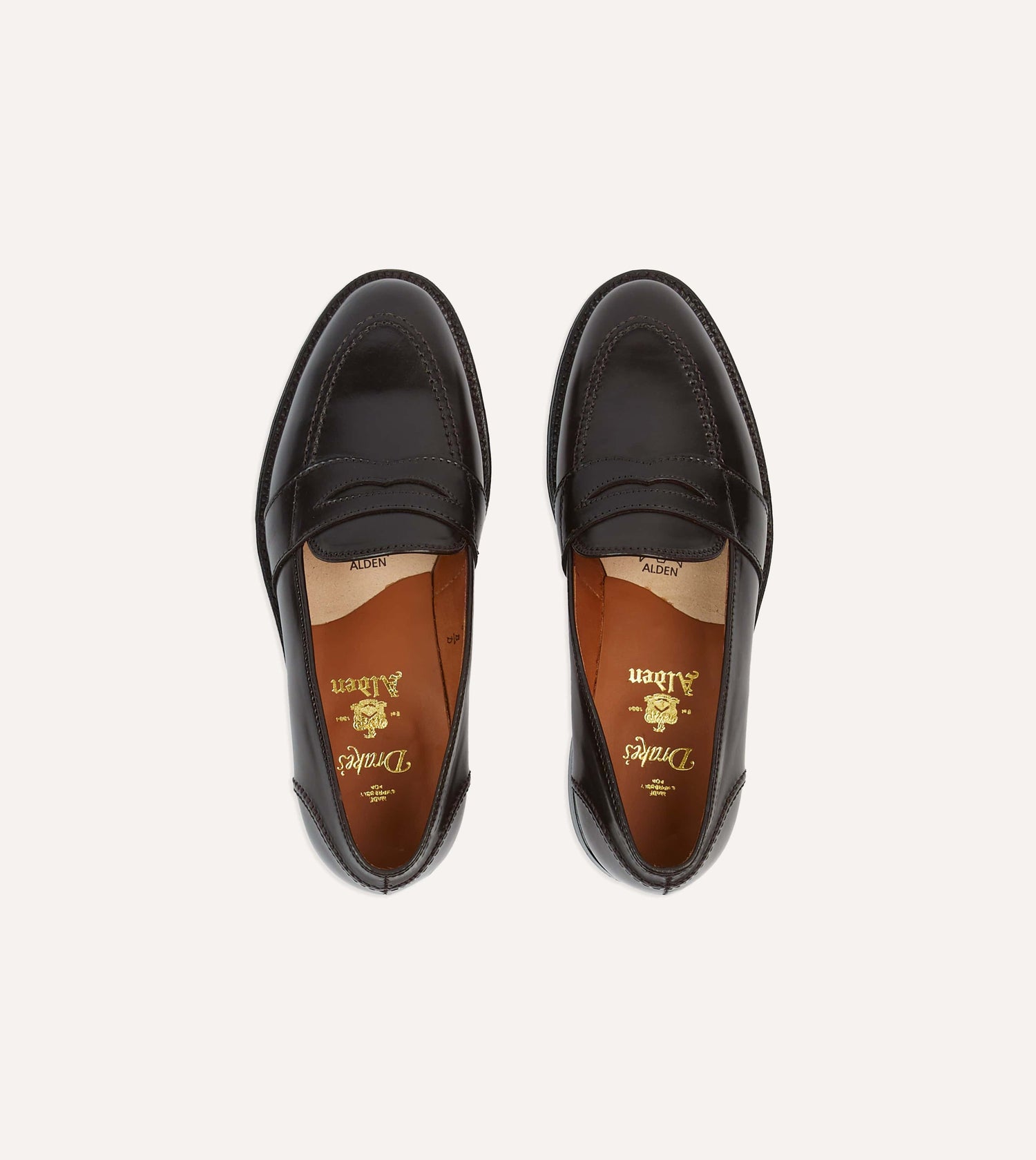 Alden Burgundy Cordovan Full Strap Loafer