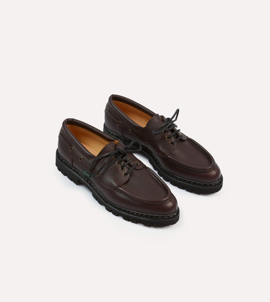 Paraboot Chimey Dark Brown Calf Leather Derby Shoe – Drakes