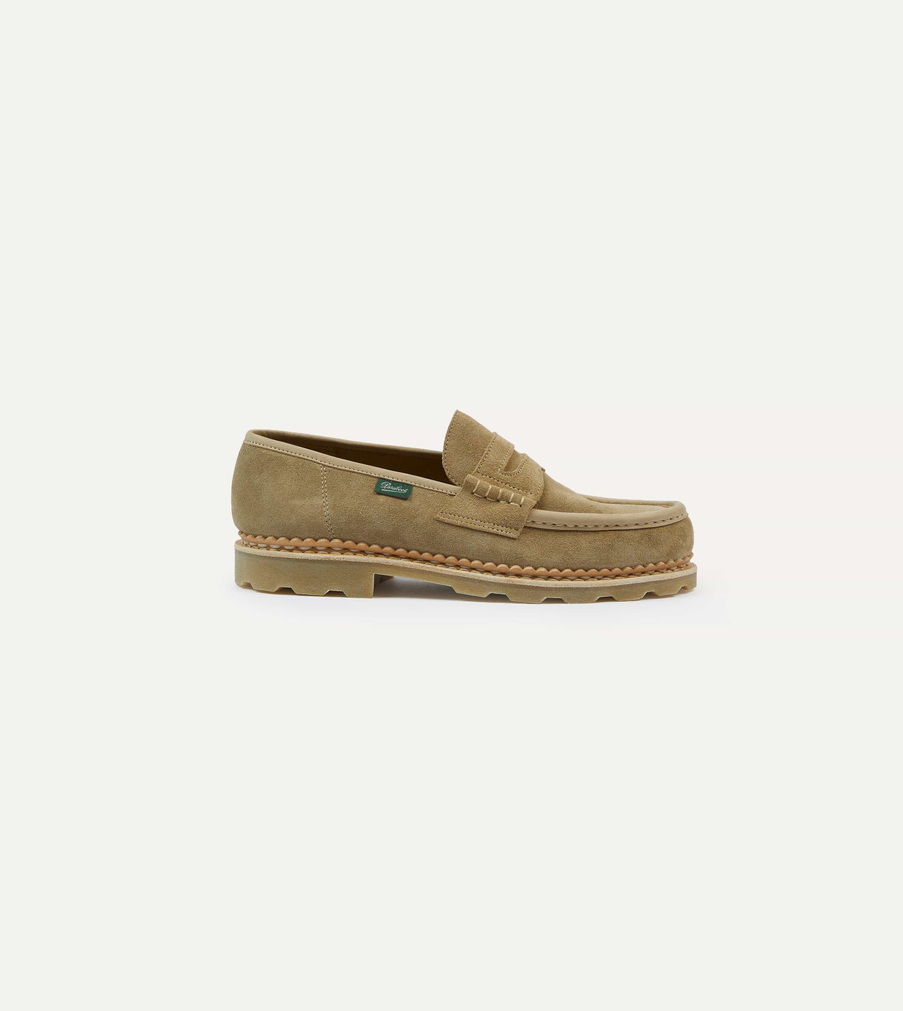 Paraboot Nantes Sand Suede Loafer – Drakes