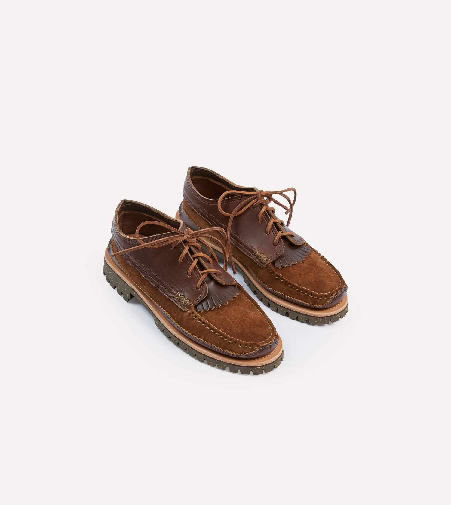 Yuketen Brown Leather Maine Guide Ox Shoe