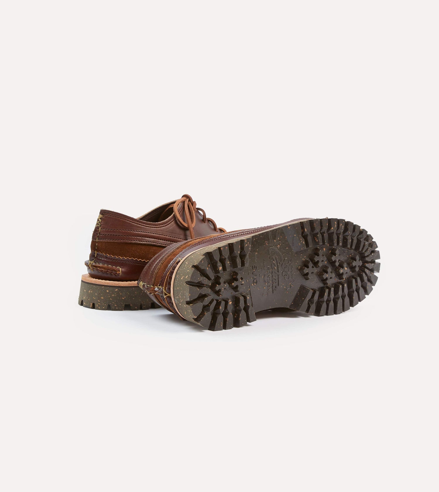 Yuketen Brown Leather Maine Guide Ox Shoe