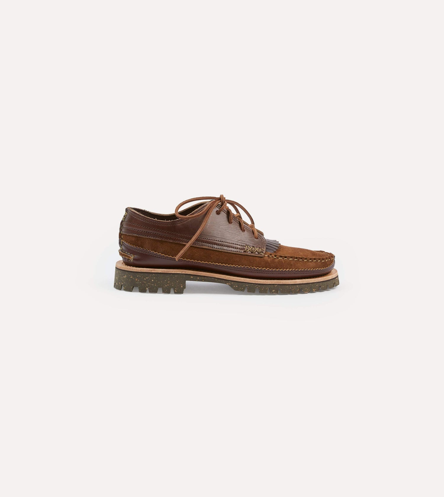 Yuketen Brown Leather Maine Guide Ox Shoe