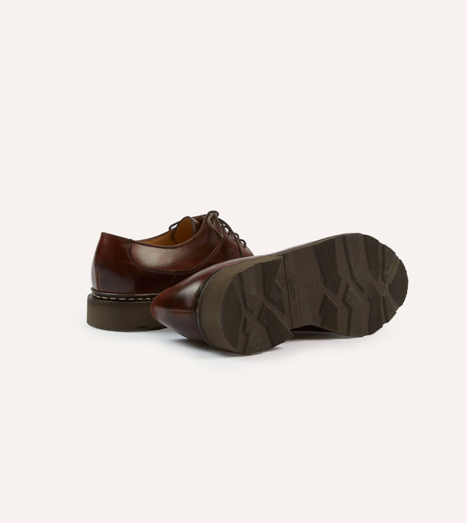 Paraboot Avignon Brown Leather Derby Shoe