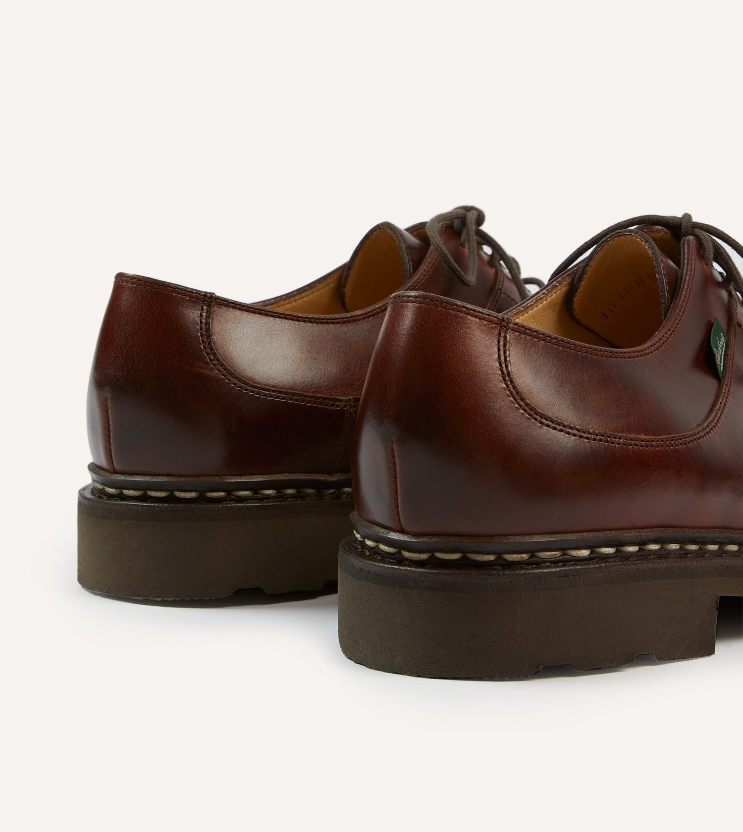 Paraboot Avignon Brown Leather Derby Shoe