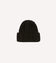 Black Wool Cable Knit Cap