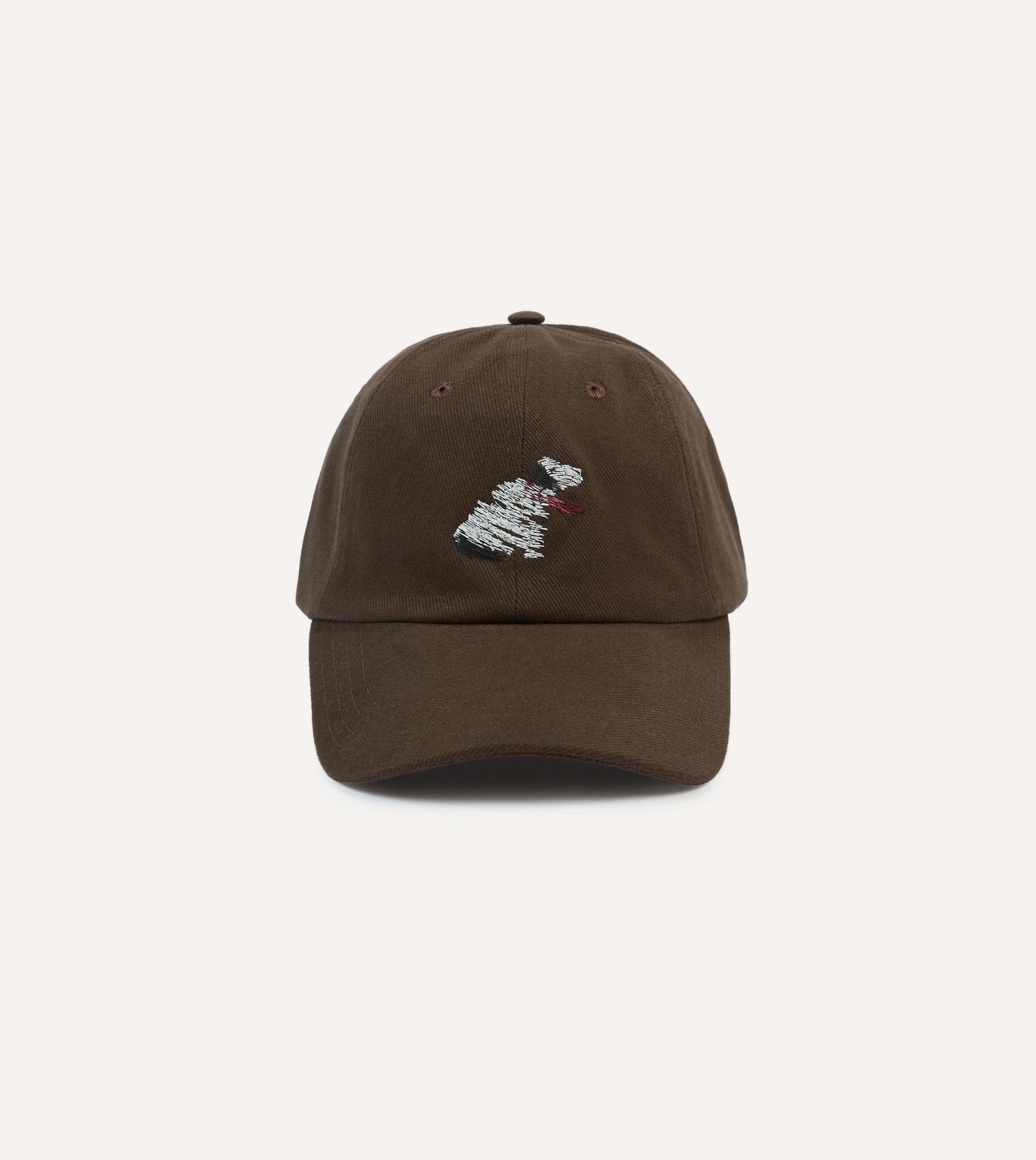 Brown Dog Heavy Cotton Twill Baseball Cap