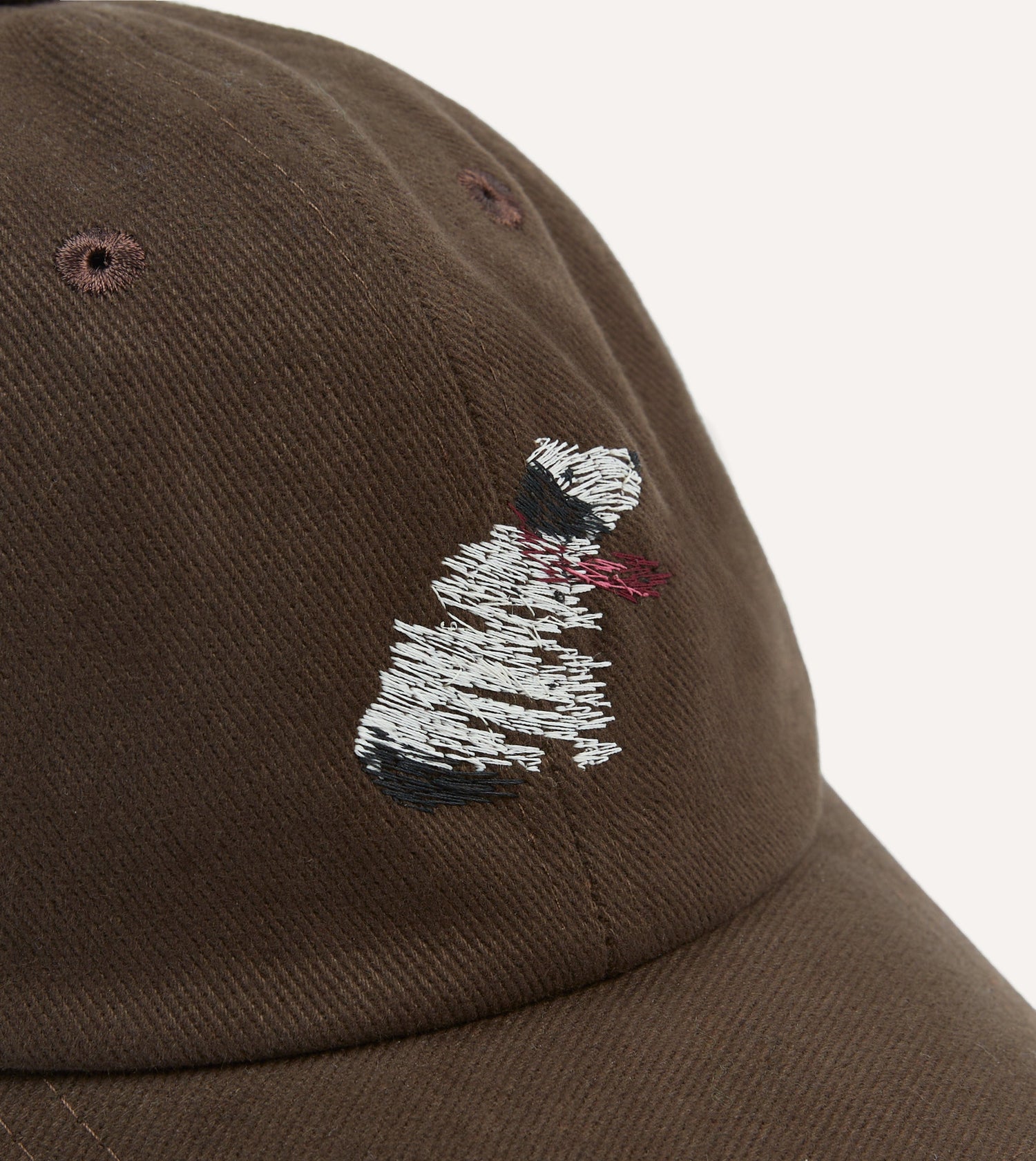 Brown Dog Heavy Cotton Twill Baseball Cap