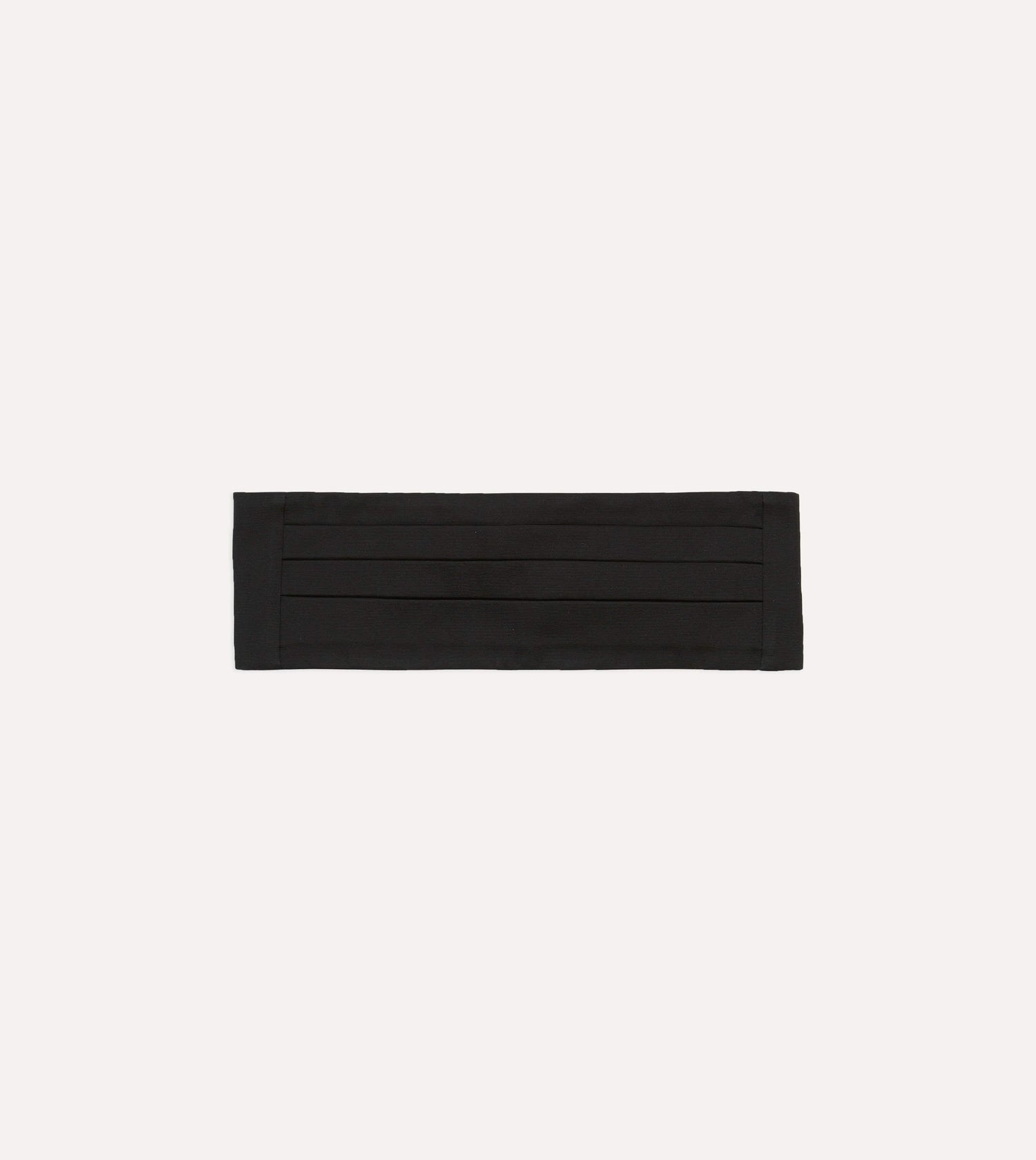 Black Silk Faille Cummerbund