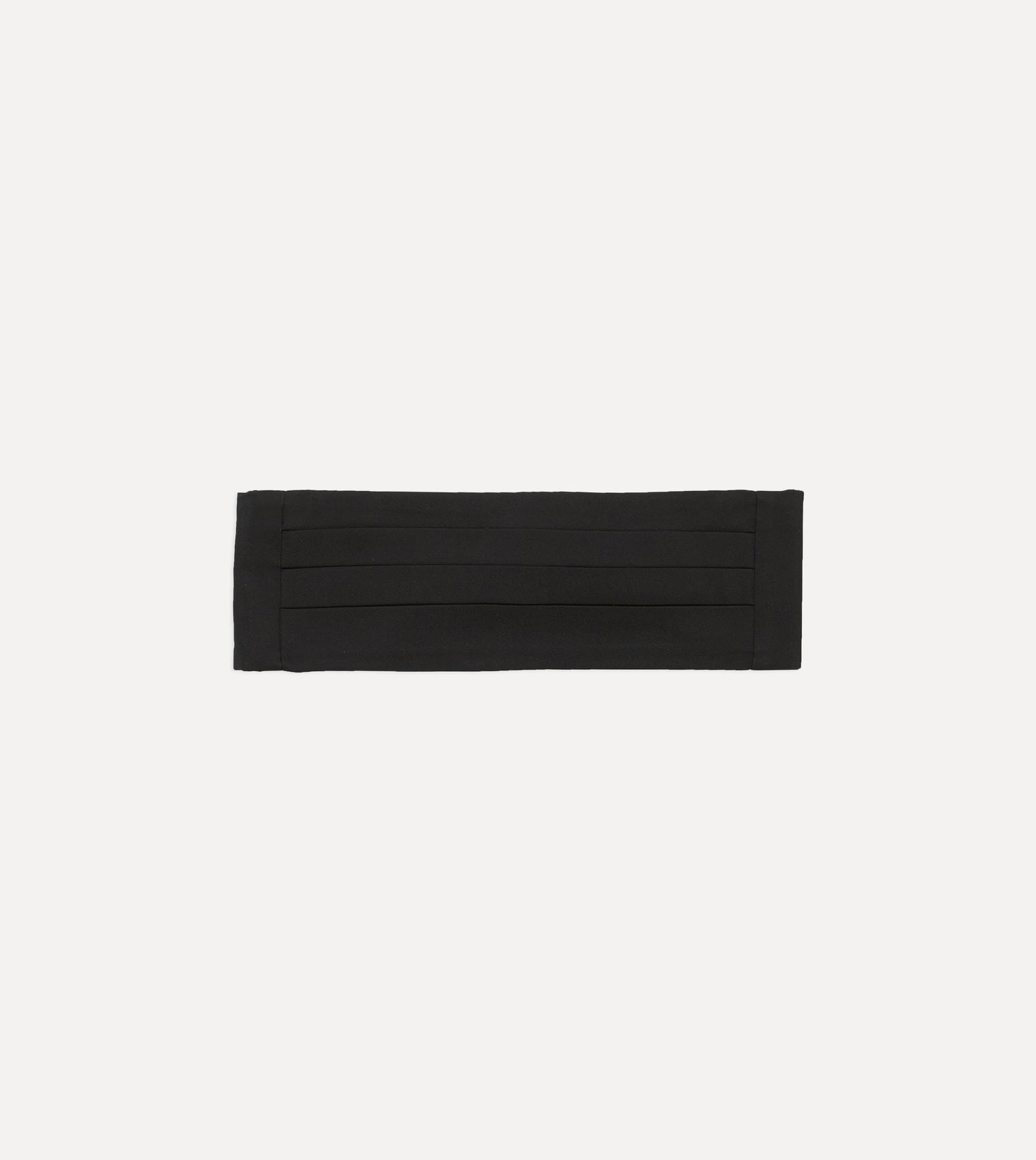 Black Silk Barathea Cummerbund