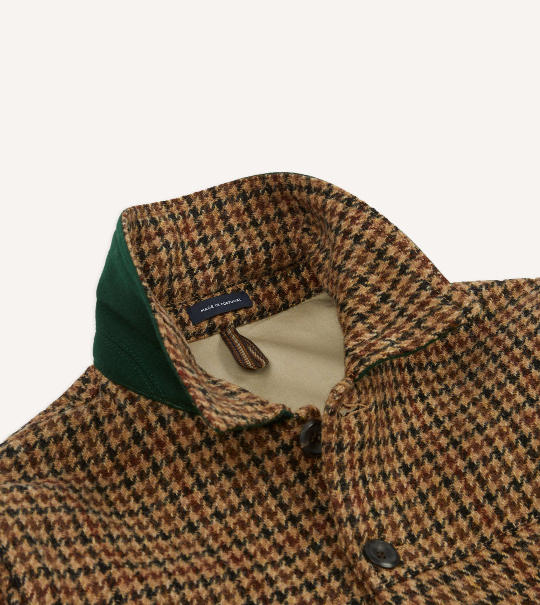 Houndstooth Check Harris Tweed Donkey Chore Jacket – Drakes