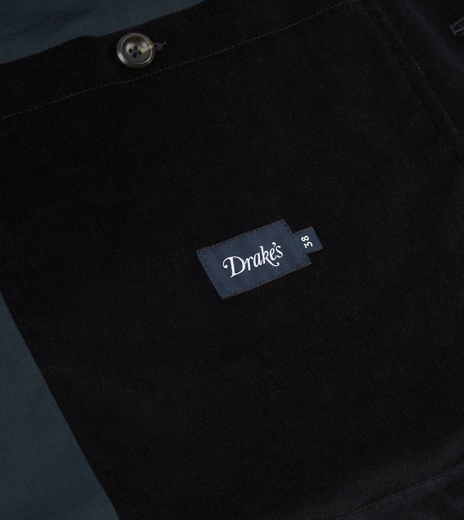 Navy Velvet Three-Pocket Chore Jacket