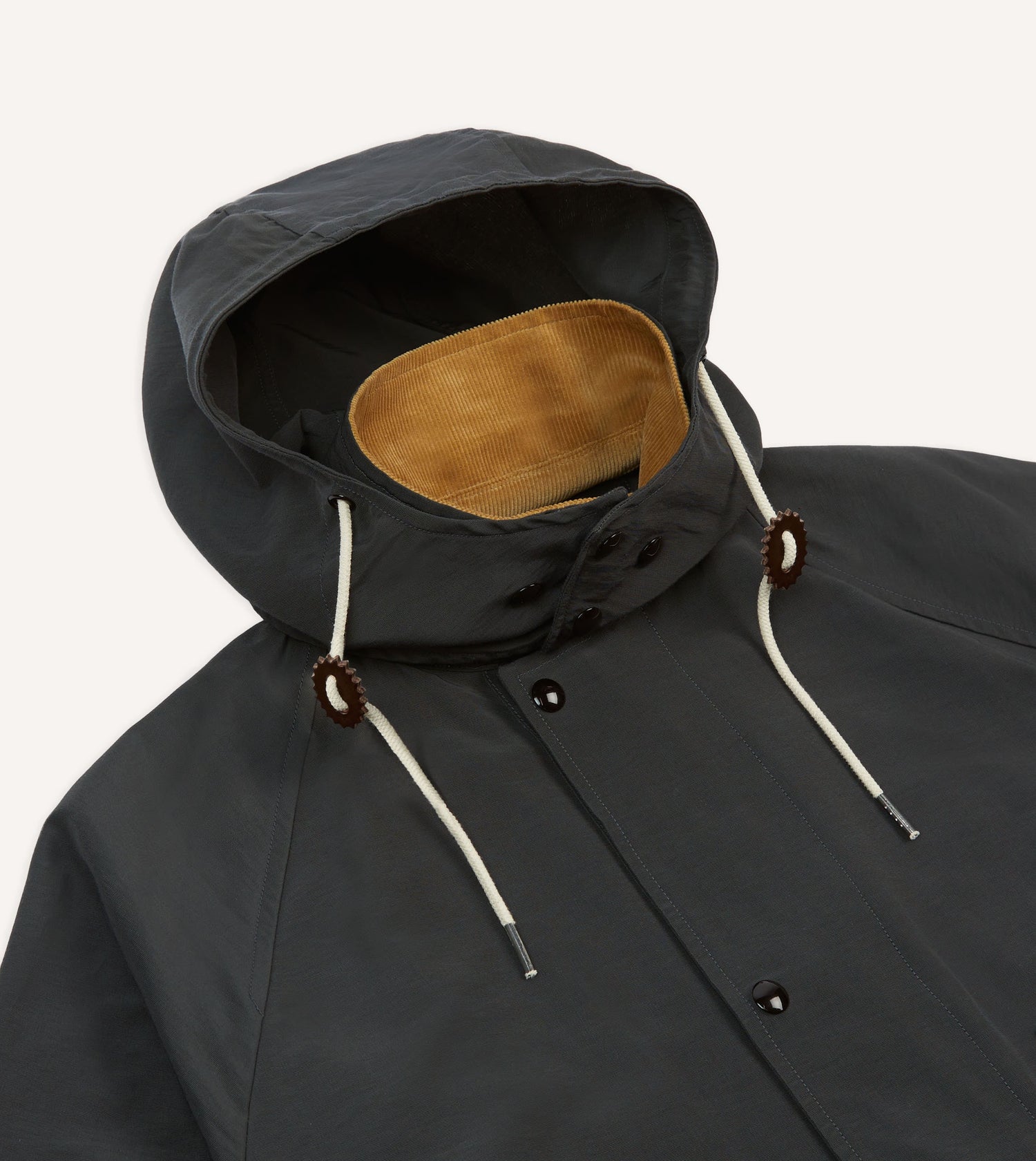 Drake's by A. Levine Charcoal Cotton-Nylon D-77 Parka