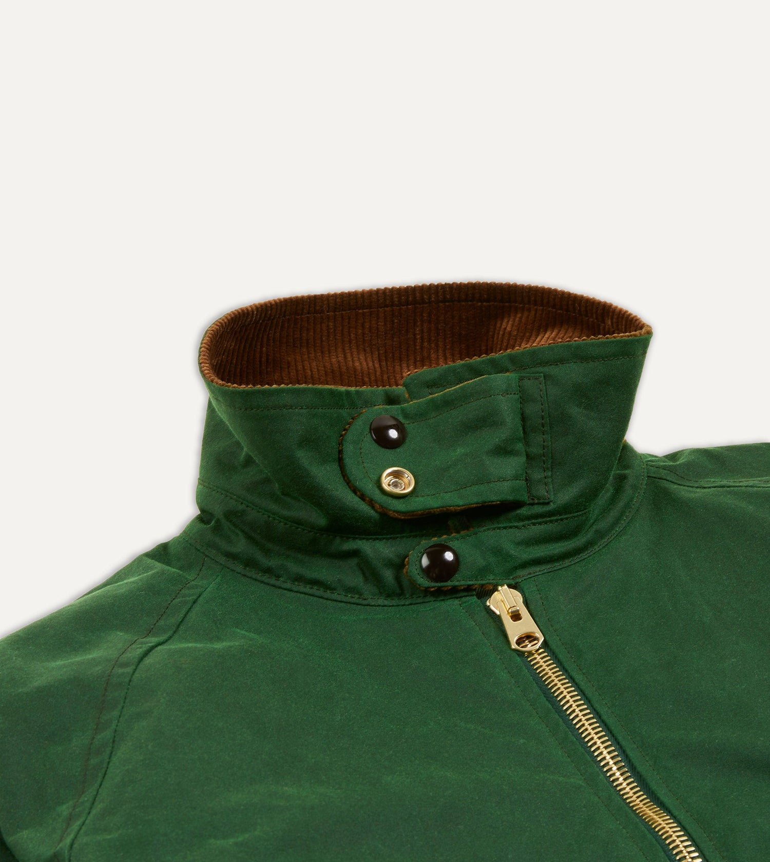 Green Waxed Coverall Jacket