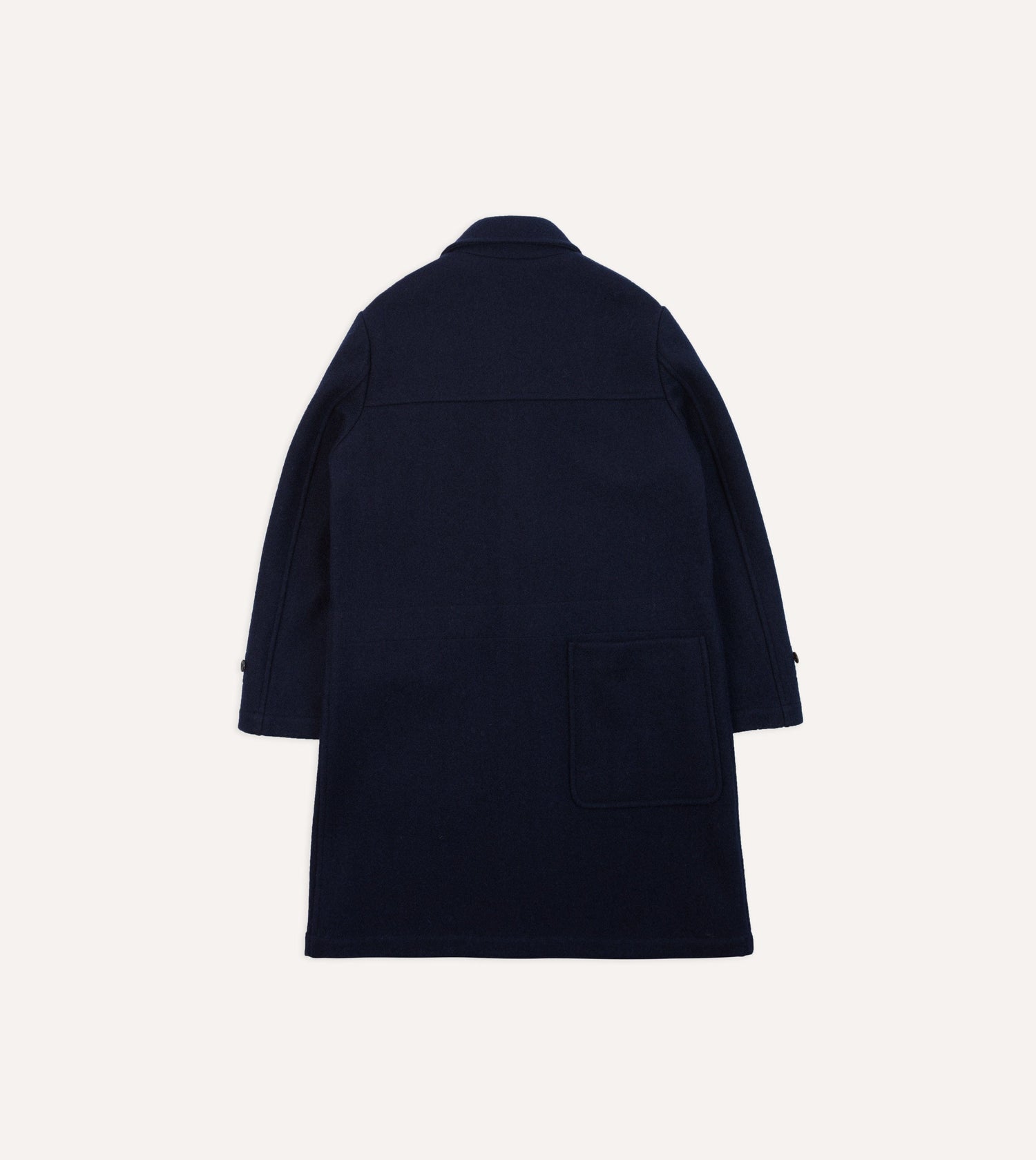 Navy Wool Duffle Coat