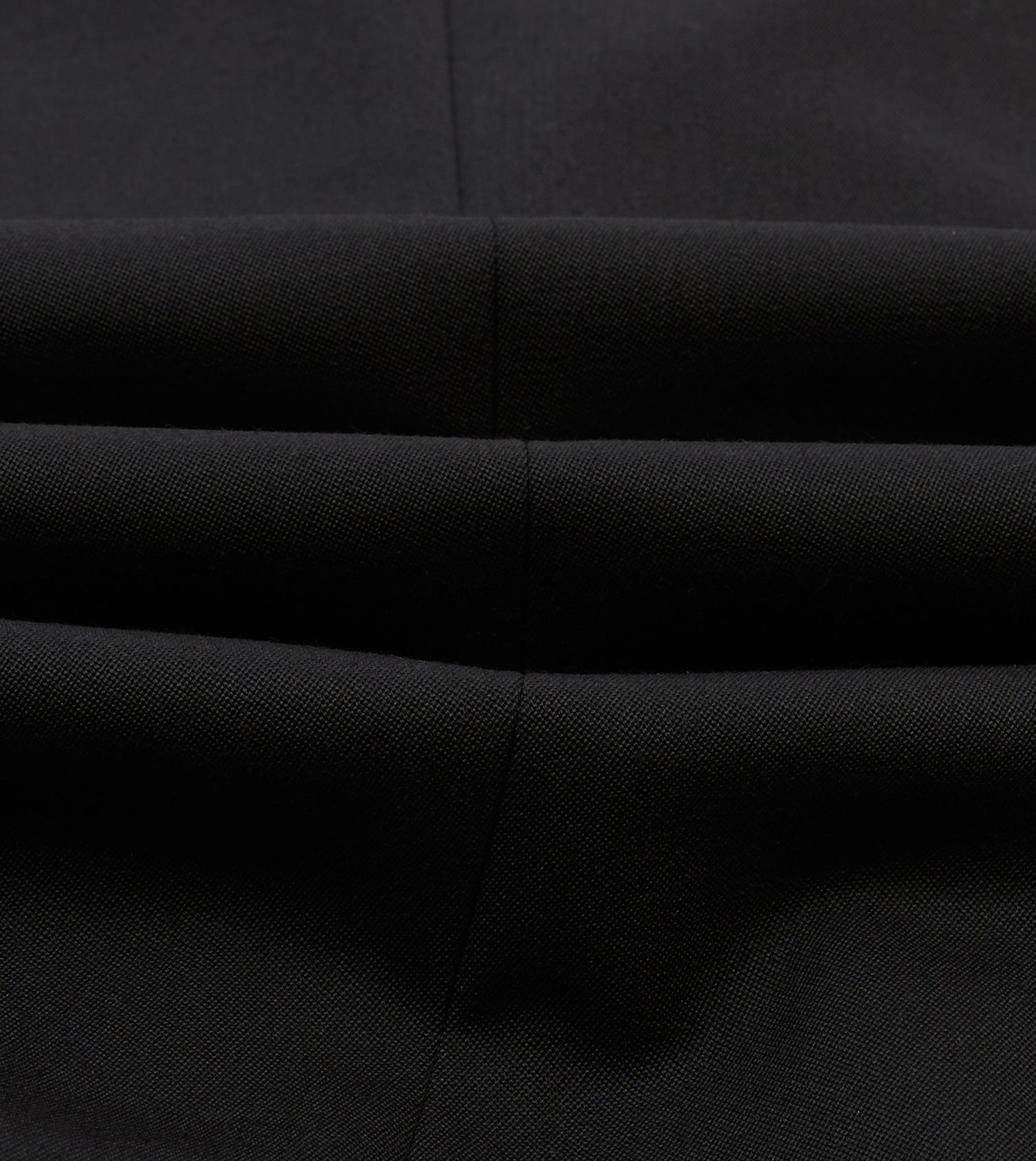 Black Barathea Wool Double-Breasted Dinner Jacket