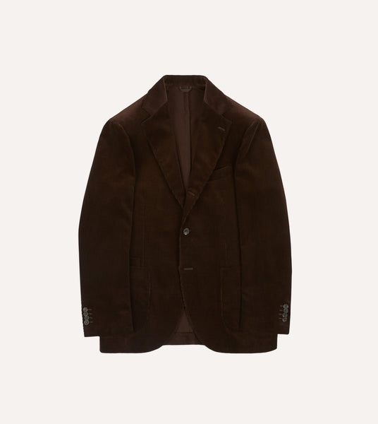 Men Brown Quilted Jacket Corduroy Collar | Corduroy Jacket Men Vintage -  Men's Jacket - Aliexpress
