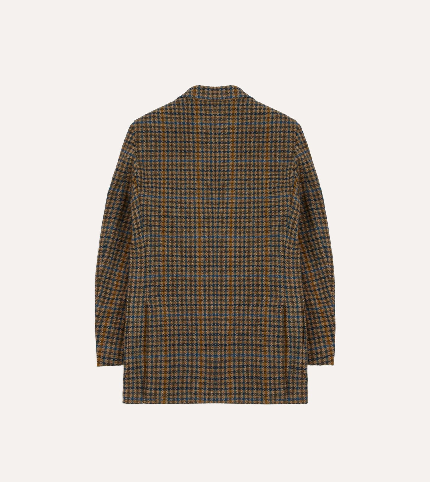 Blue Gun Club Check Tweed Blazer