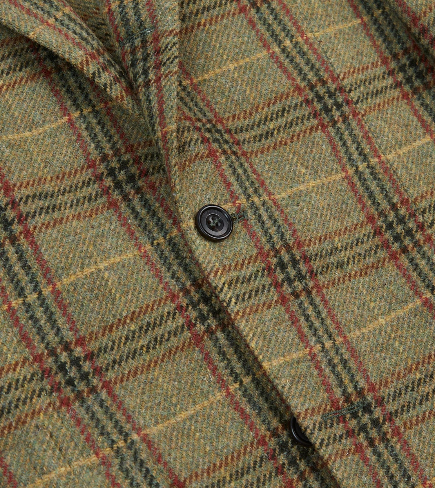 Olive Check Tweed Blazer