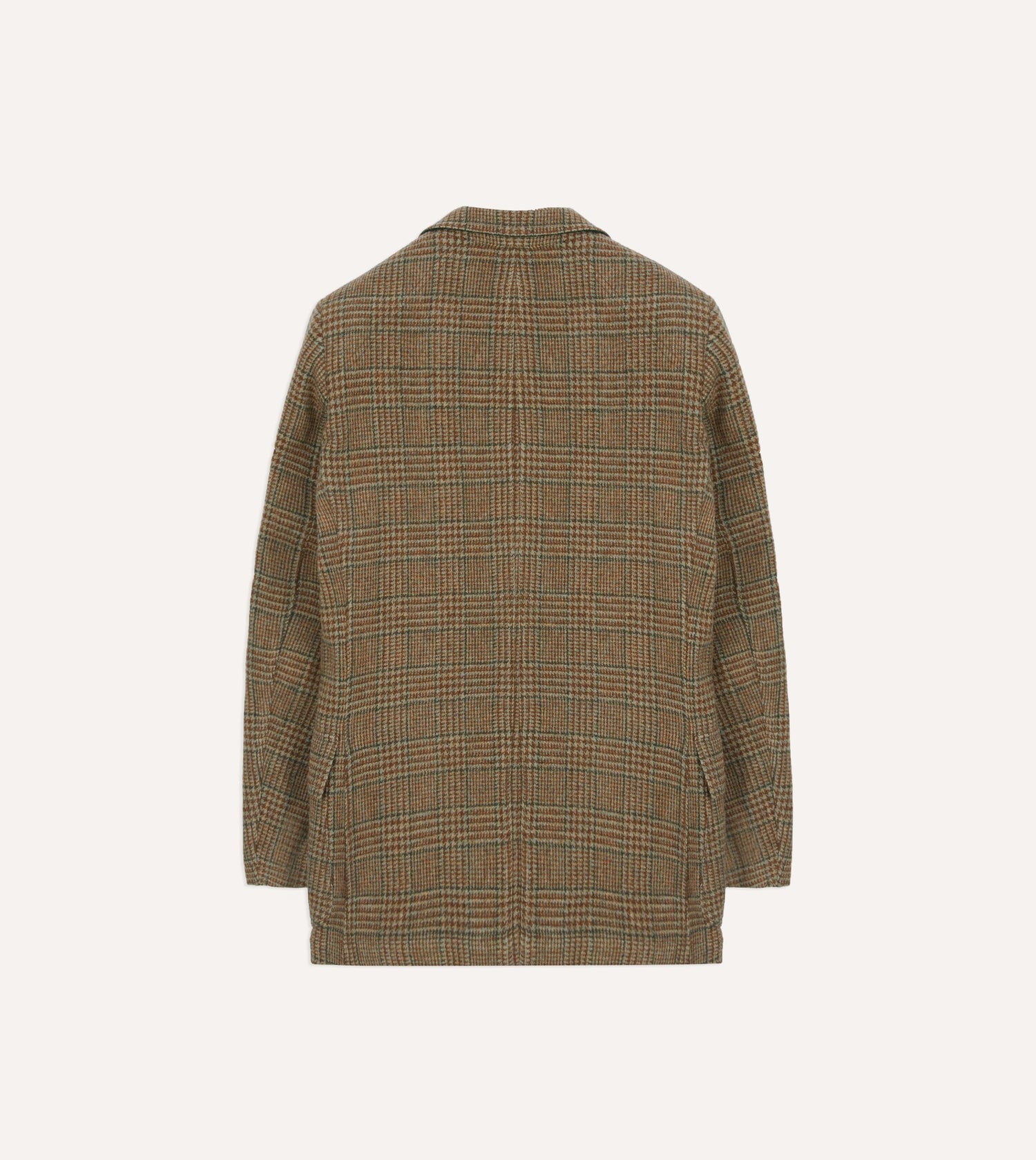 Brown Prince of Wales Check Shetland Tweed Games Blazer Mk. VII