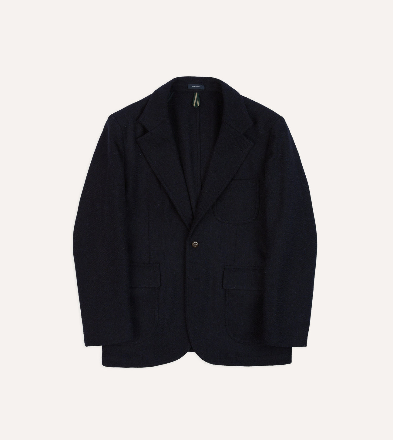 Navy Harris Tweed Games Blazer Mk. VII – Drakes