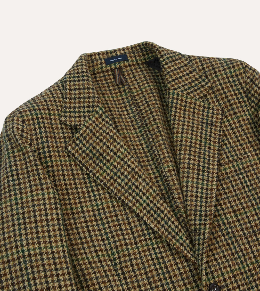 Brown and Green Check Tweed Games Blazer Mk. VII – Drakes