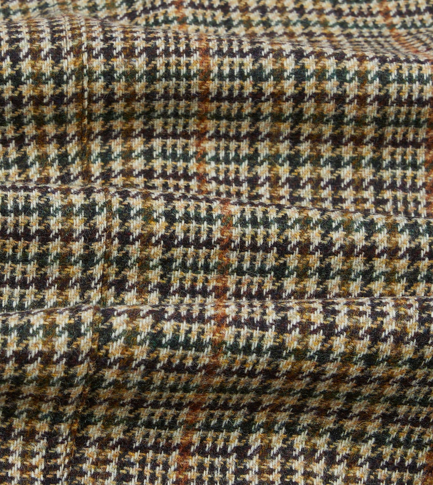 Brown and Burgundy Prince of Wales Check Shetland Tweed Games Blazer Mk. VII