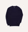 Navy Brushed Shetland Crew Neck Jumper