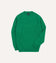 Green Brushed Shetland Crew Neck Jumper