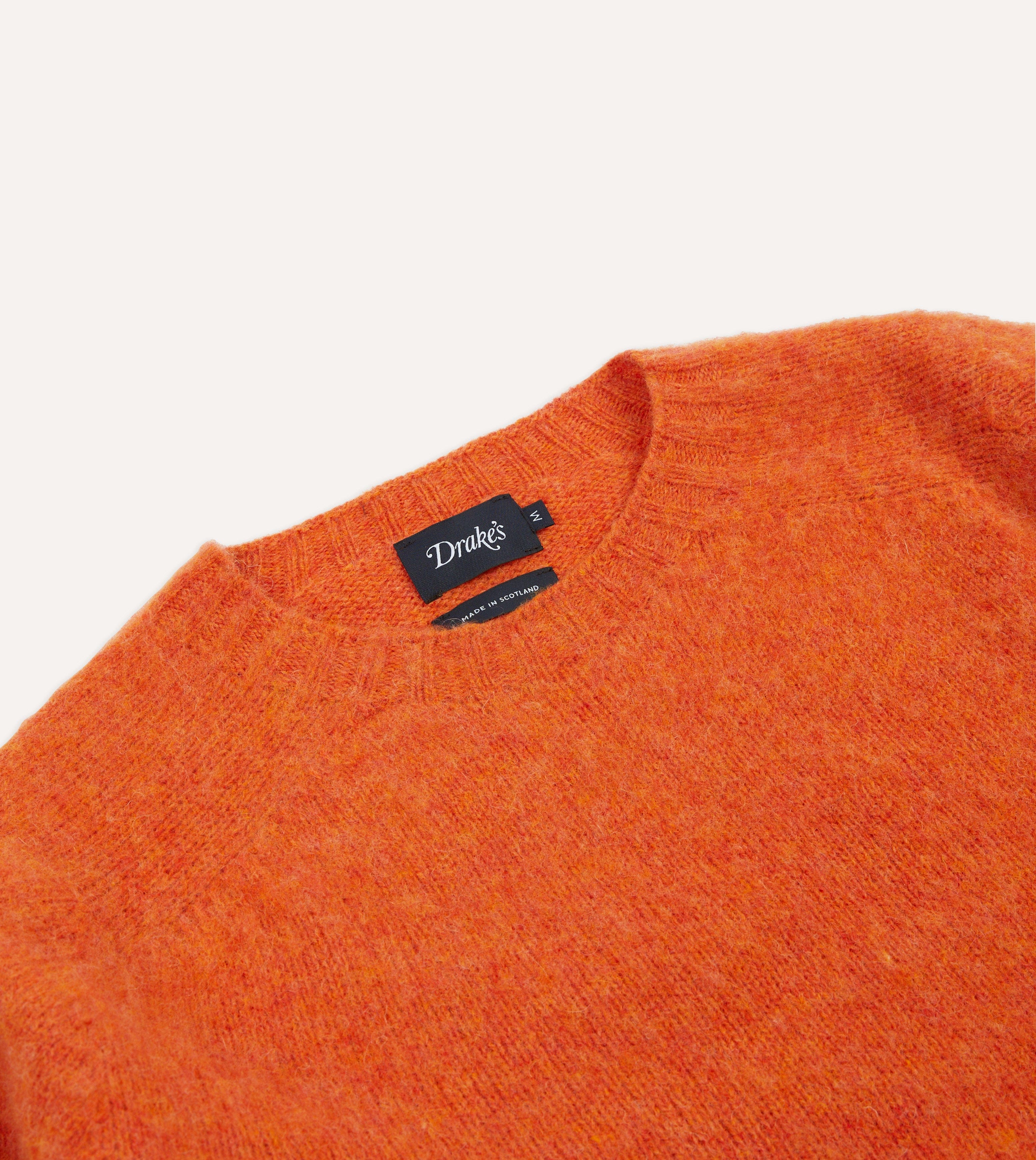 Orange crew neck jumper online