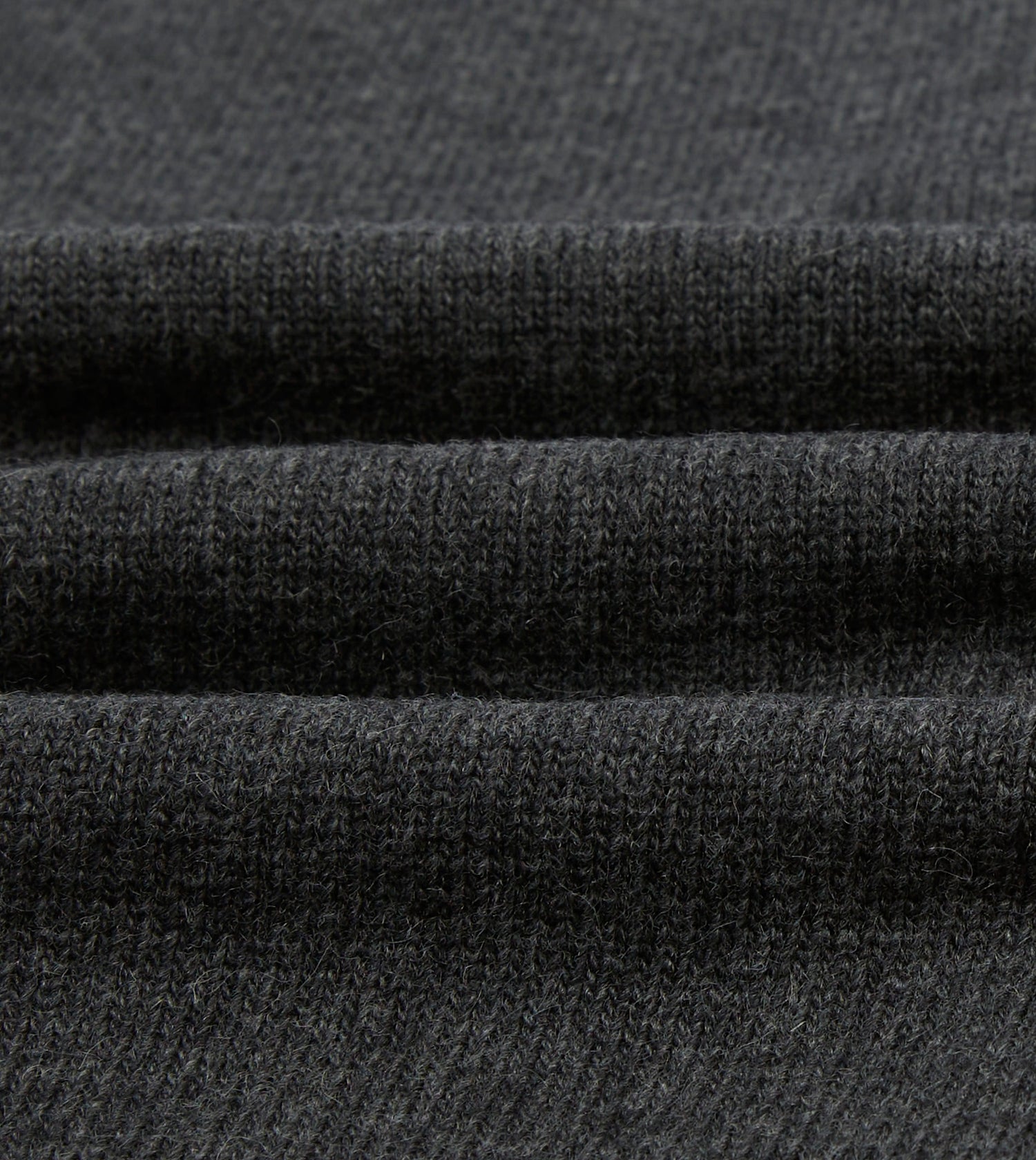 Drake's by A. Levine Grey Alpaca Lambswool Button-Through Knit