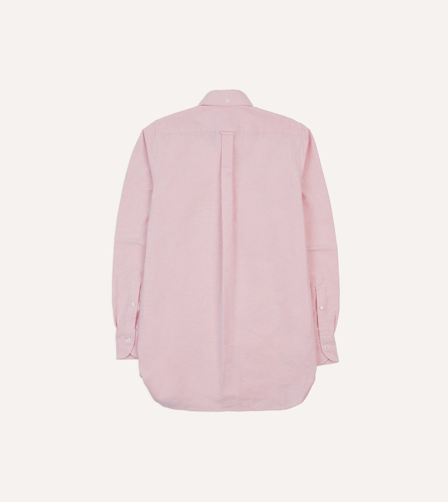 Bright Pink Cotton Oxford Cloth Button-Down Shirt