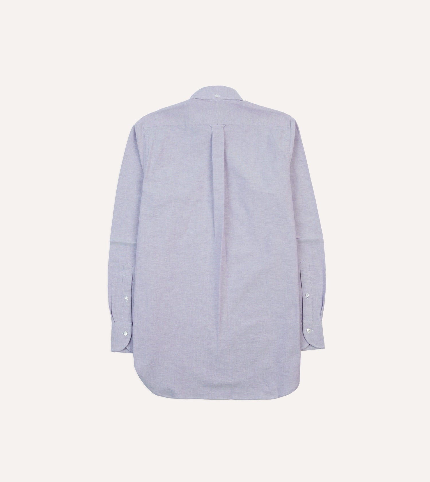 Lilac Cotton Oxford Cloth Button-Down Shirt