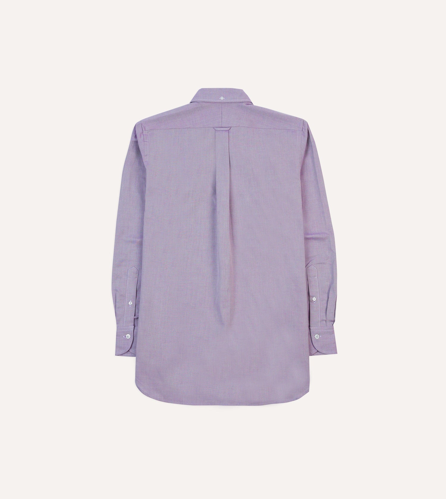 Lilac Pinpoint Oxford Cotton Cloth Button-Down Shirt