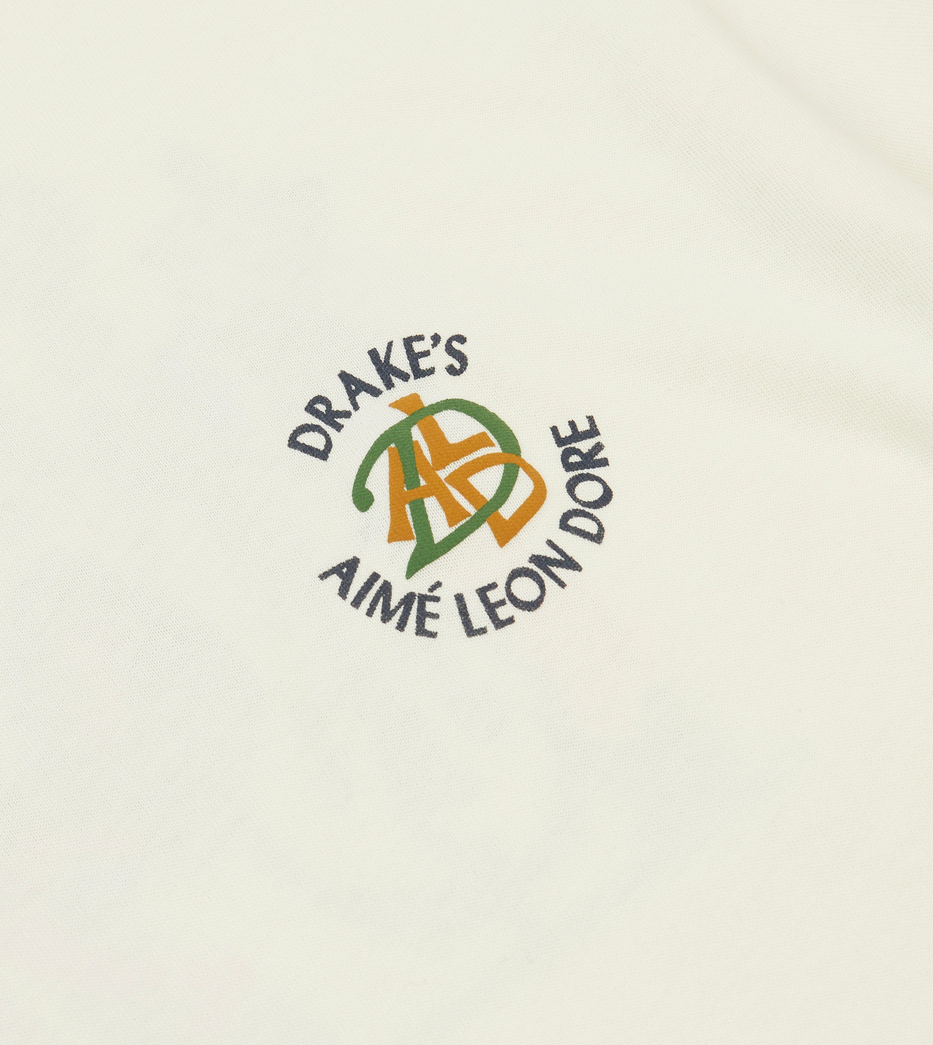 ALD / Drake's White Blues Tee – Drakes