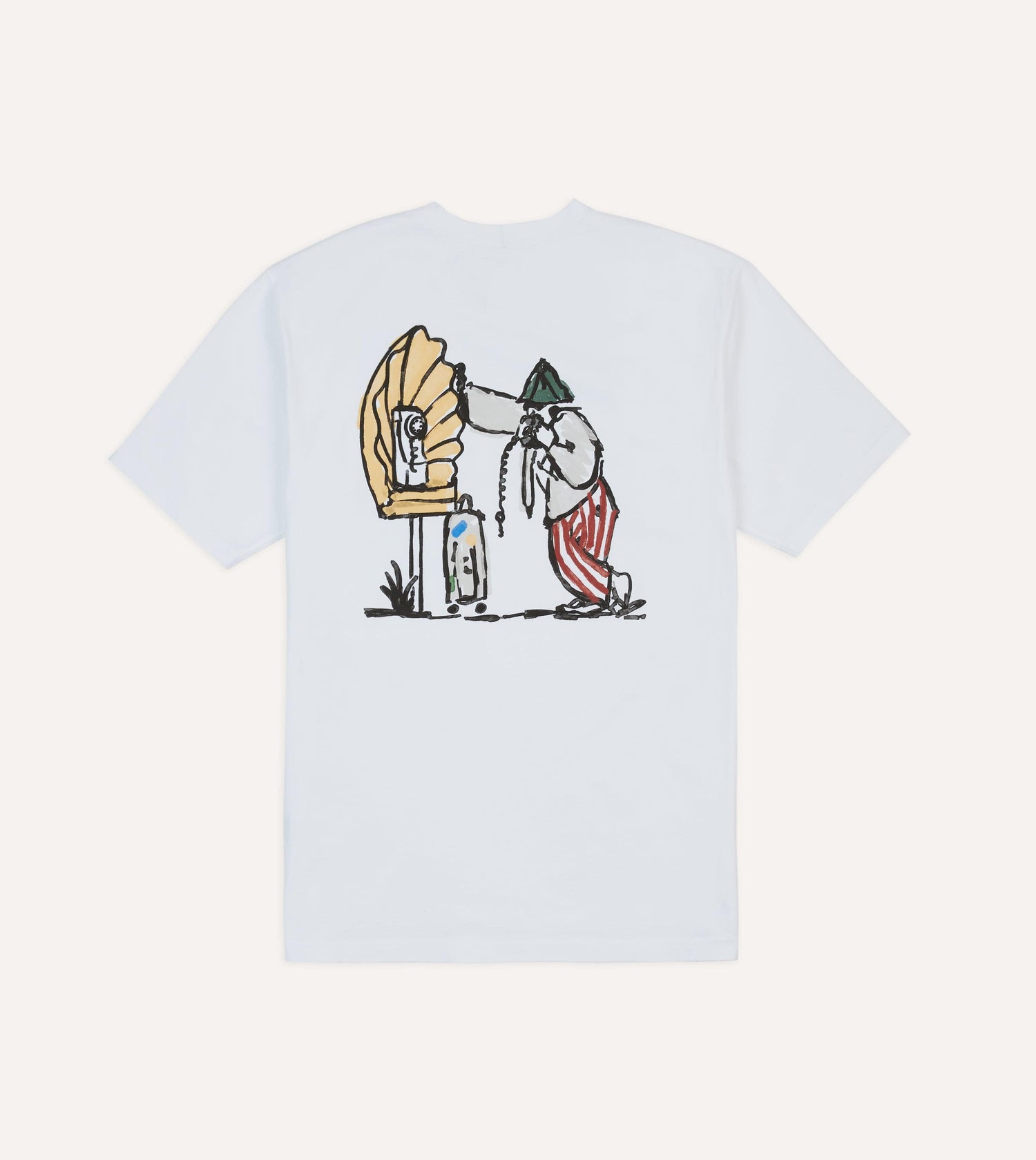 Drake's by A. Levine Graphic Print Short-Sleeve Hiking T-Shirt