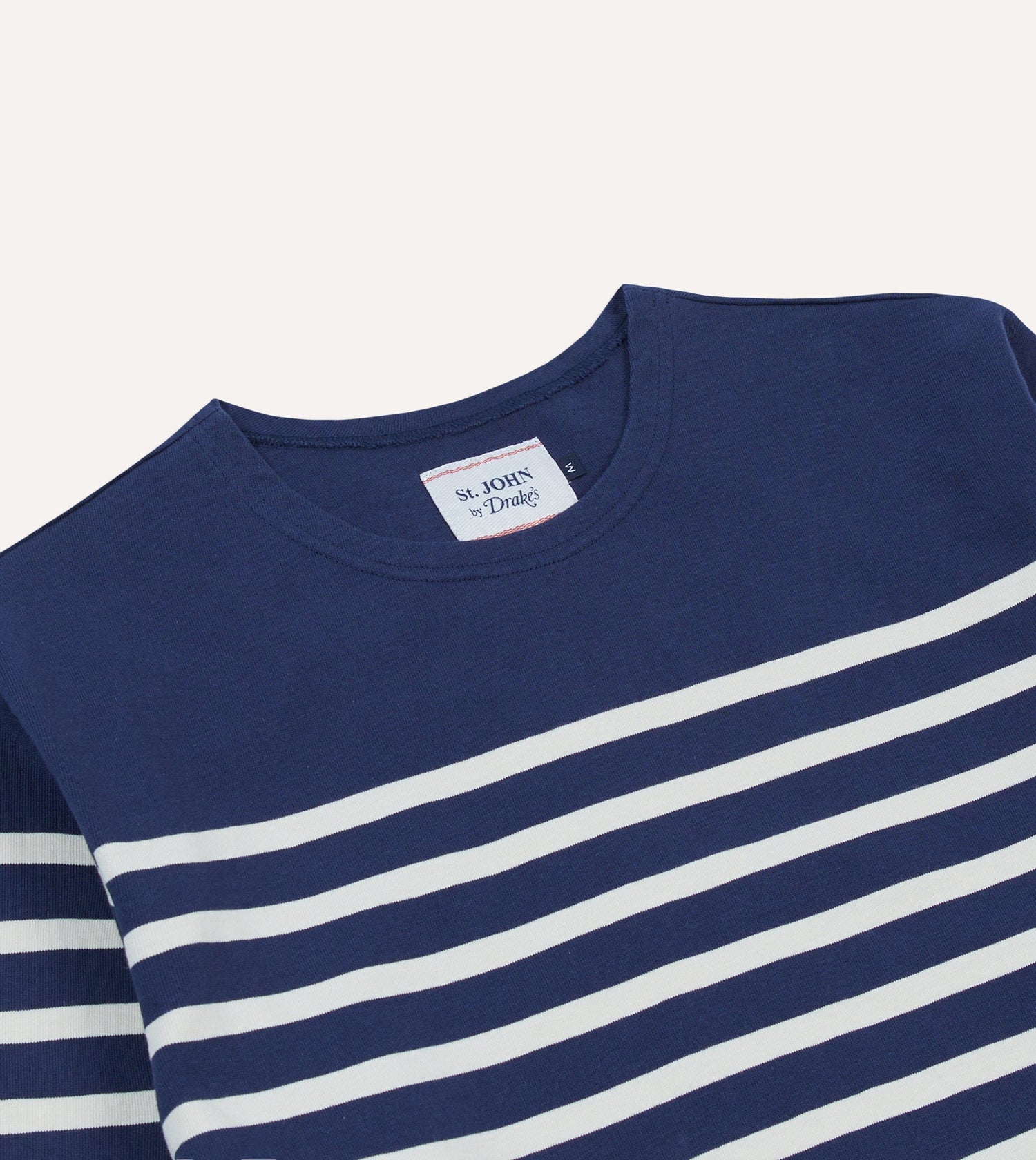 St. JOHN by Drake's Navy Breton Long Sleeve T-Shirt