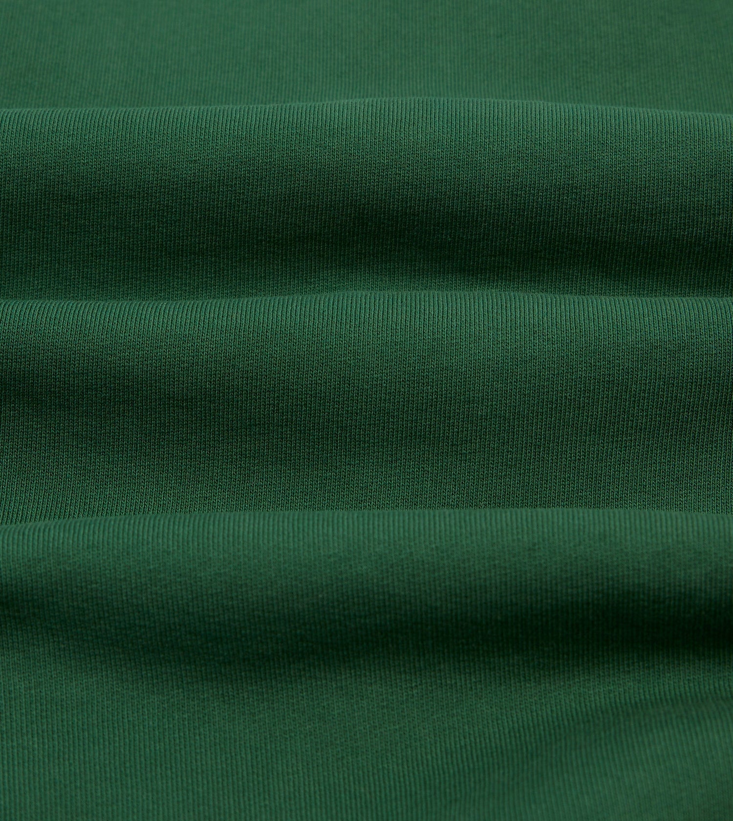 Green Cotton Zip-Through Sweatshirt