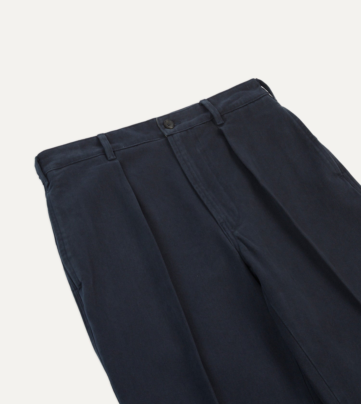 Navy Heavy Cotton Twill Games Trousers