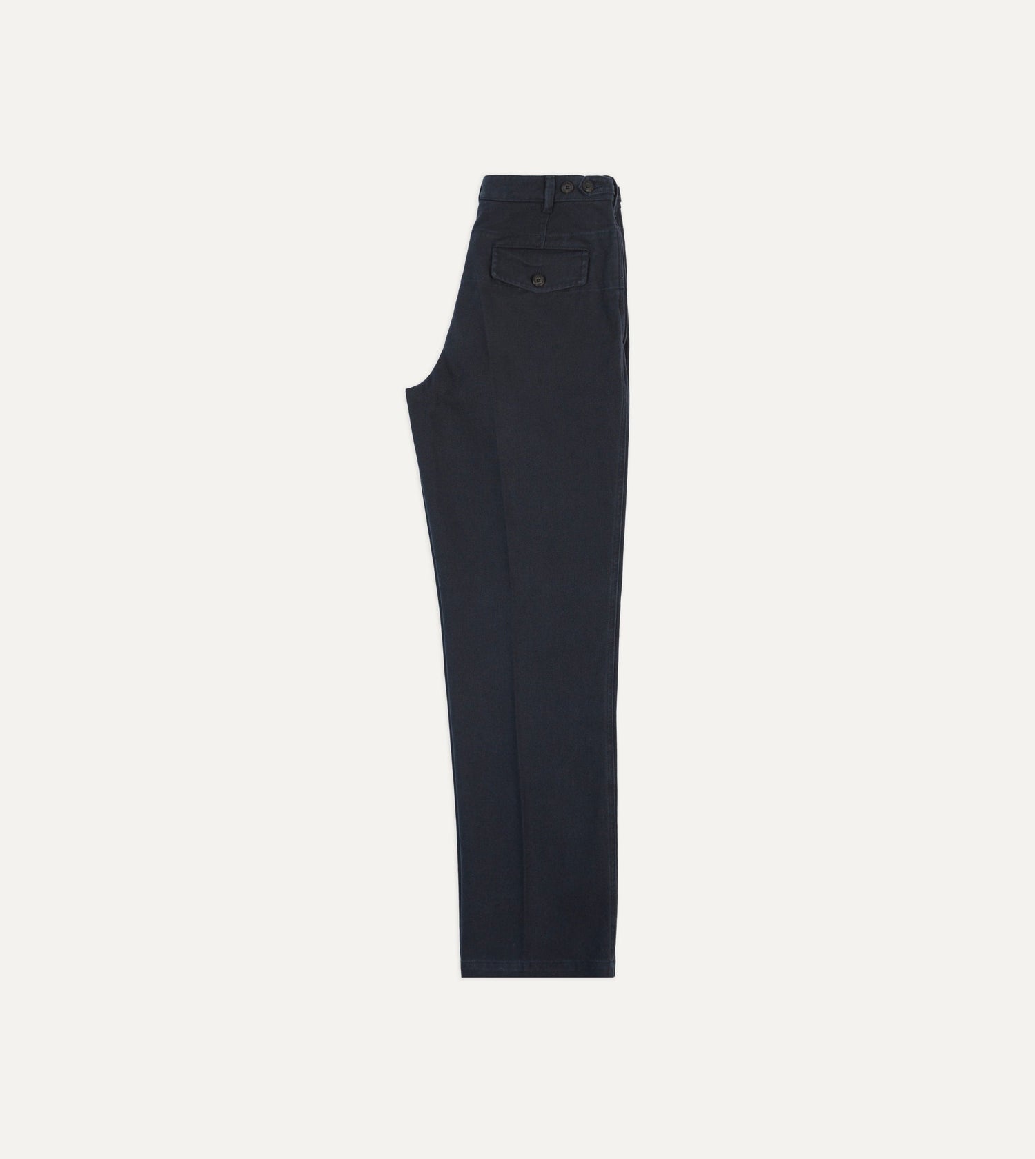 Navy Heavy Cotton Twill Games Trousers