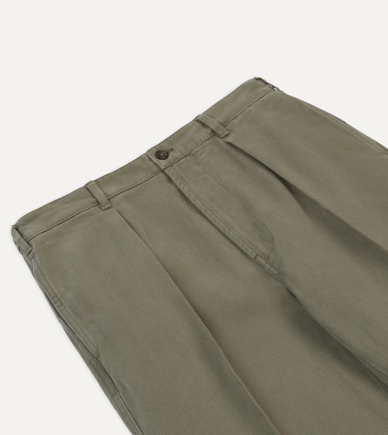 Khaki Heavy Cotton Twill Games Trousers